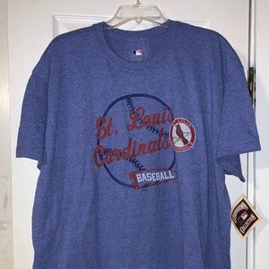 🐦⚾️ St. Louis Cardinals Retro MLB Baseball Heather Blue Shirt 🏟️⚾️🐦